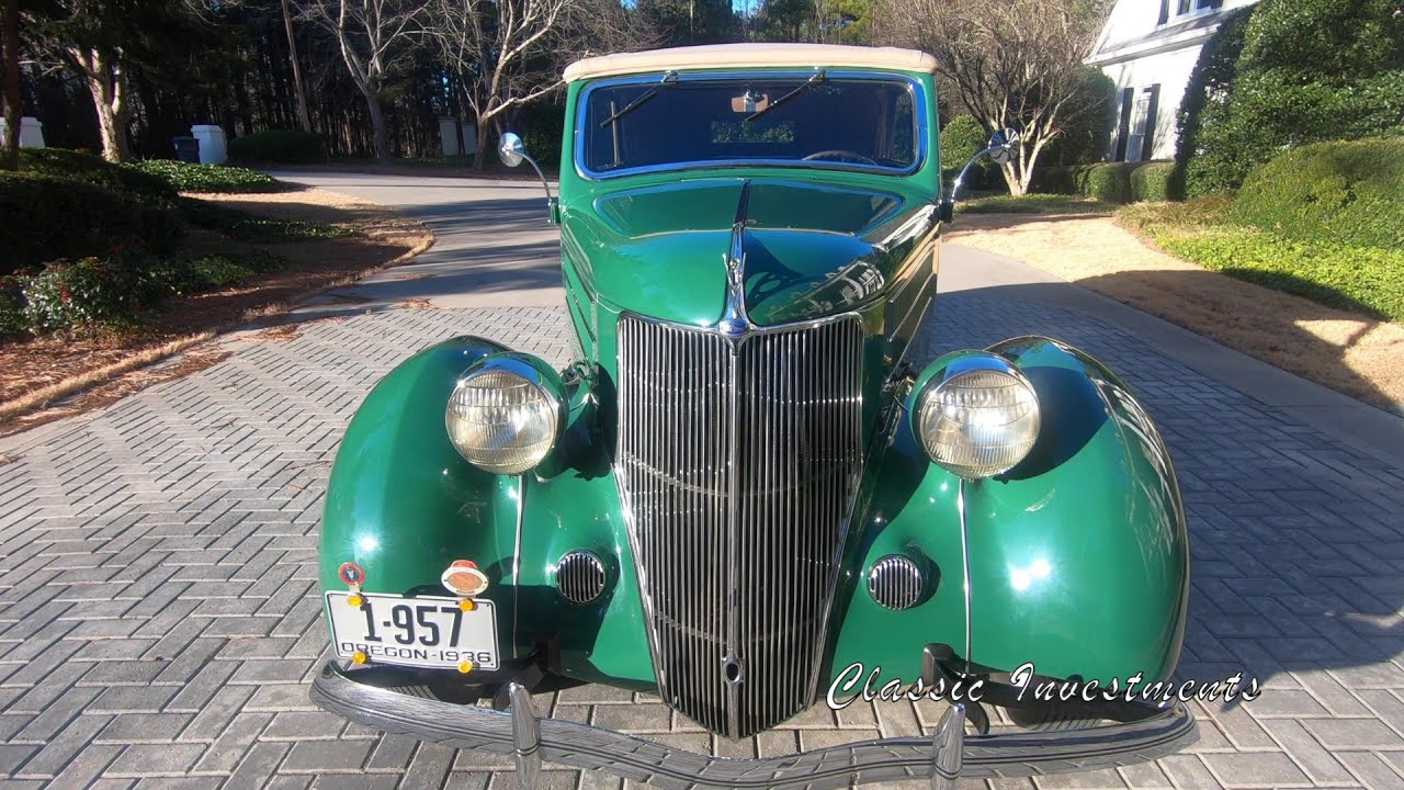1936 Ford Model 68 Convertible Sedan Deluxe