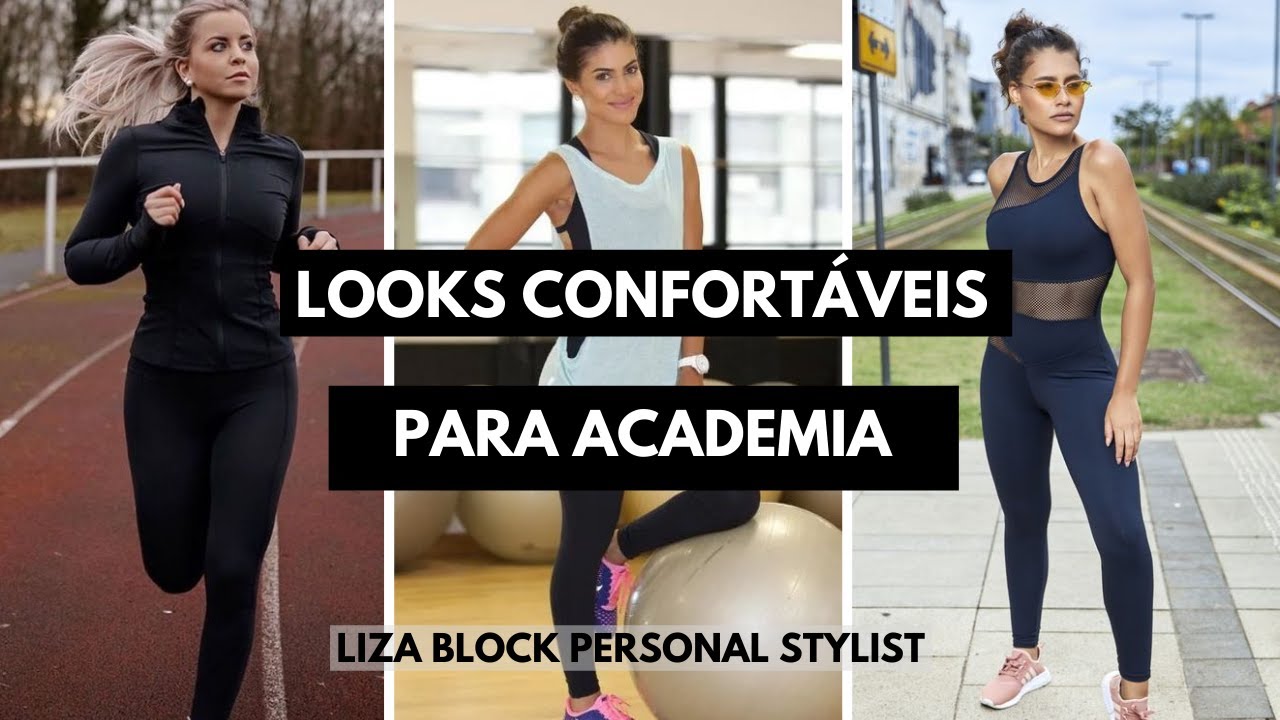Confortável e Estilosa na Academia | Liza Block