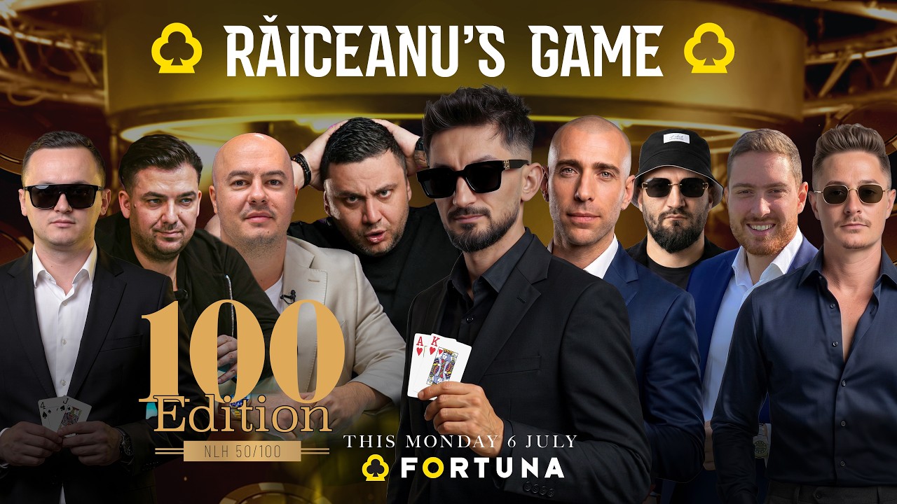 &clubs; Raiceanu's Game Livestream 'Cash Games' &mdash; 100th Anniversary Edition 🔥
