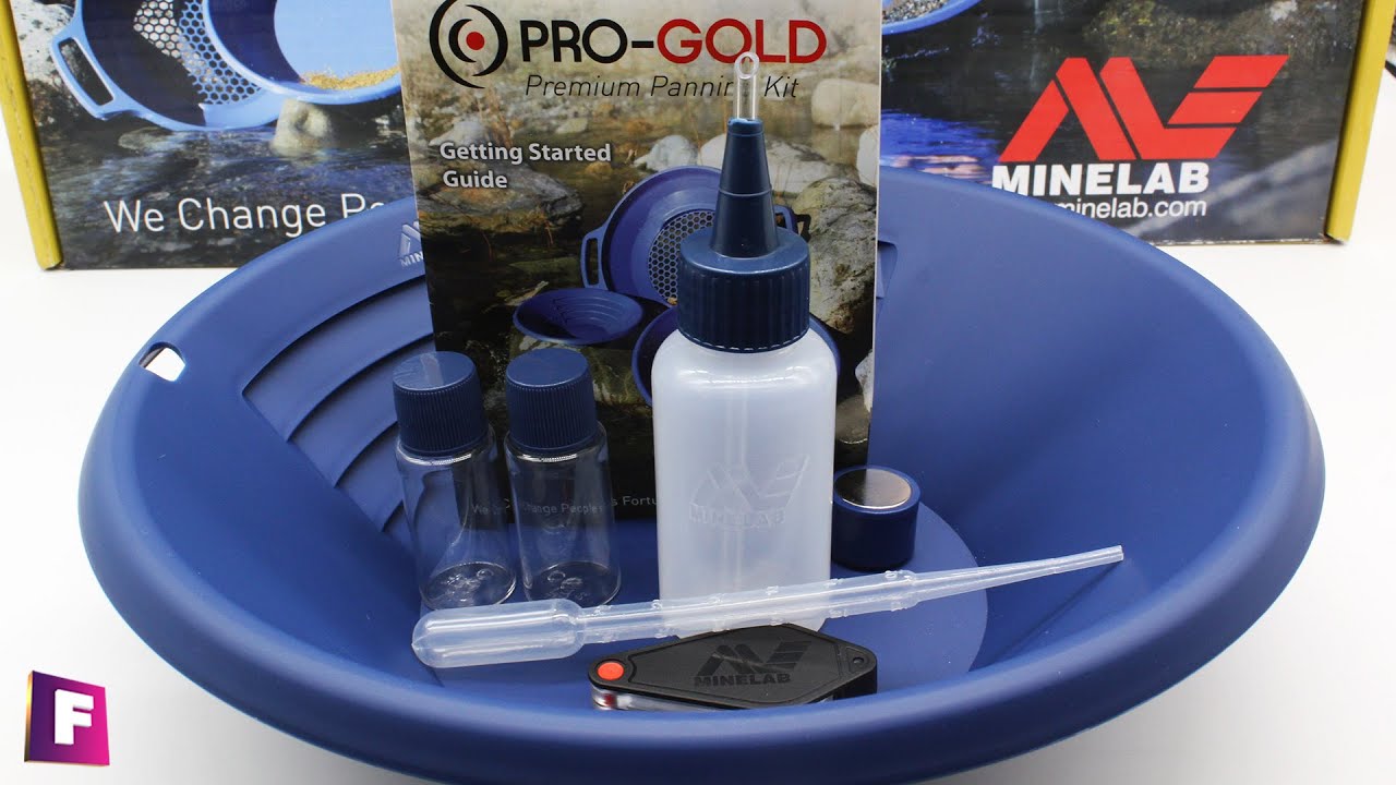 Kit de Bateas Para Lavar ORO y Buscar MINERALES - Minelab Pro Gold