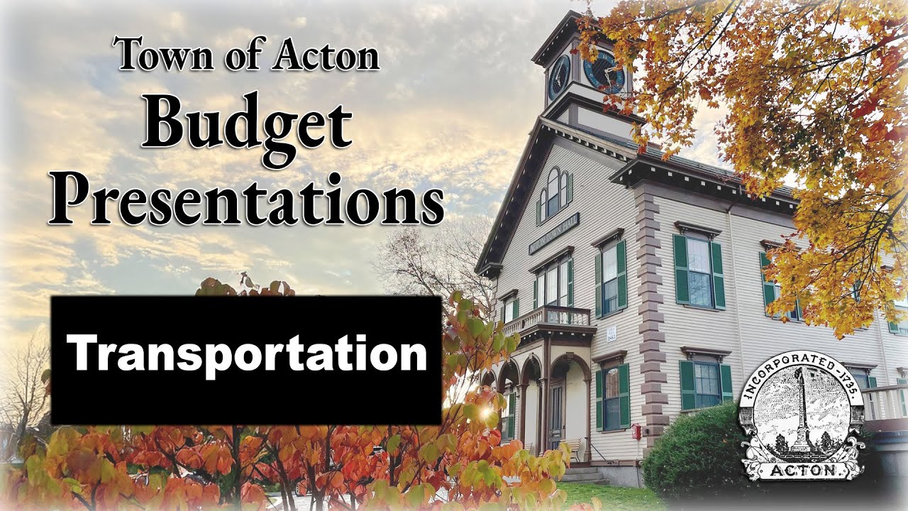 Transportation - Budget Presentation