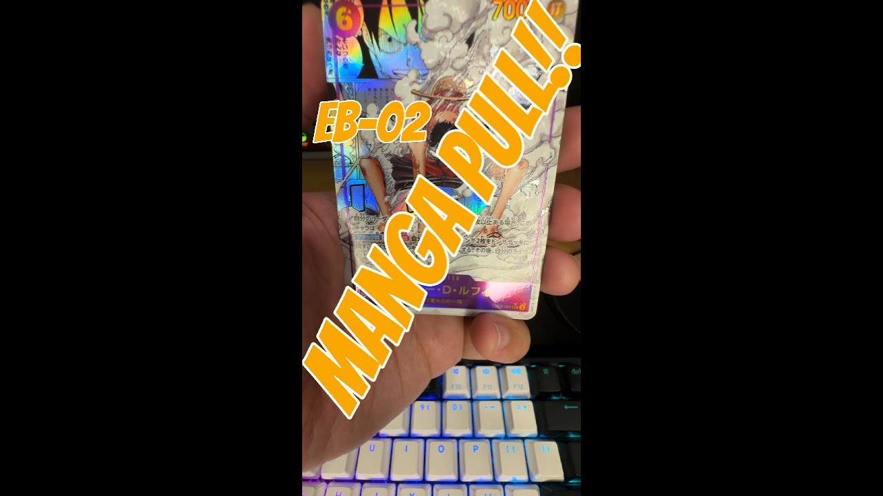 Pulled my first manga and it's LUFFY! | EB-02 One Piece TCG (Japanese)