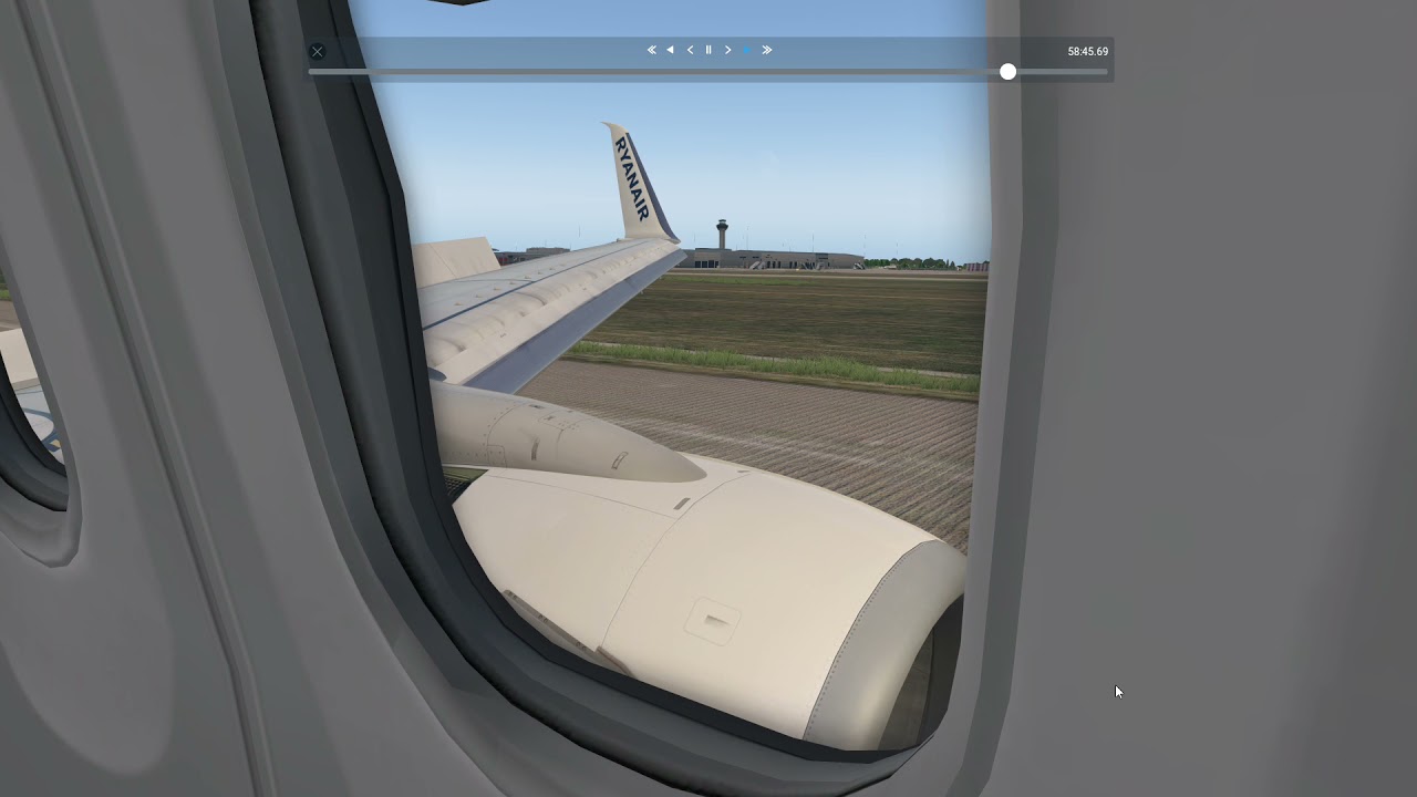 X-Plane 11 - Landing at London Stansted RYR45T