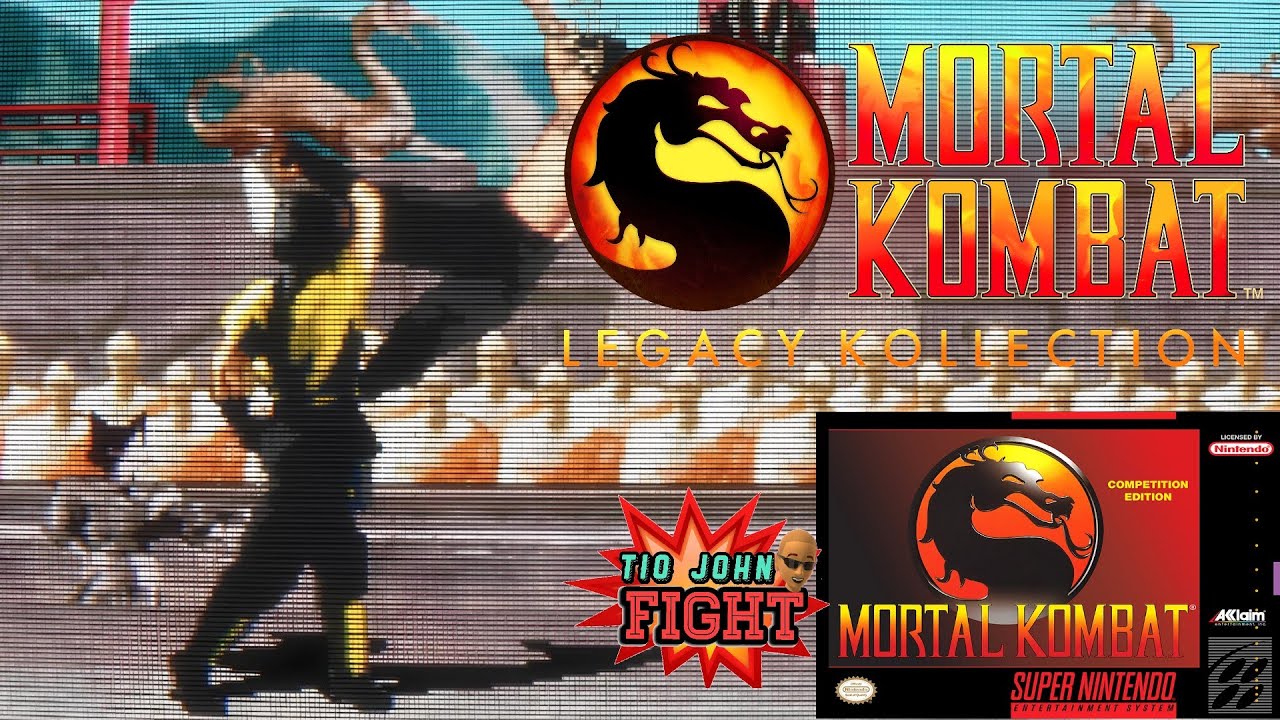 MK Legacy Kollection - MK1 do SNES (TJ Fight) EP.390