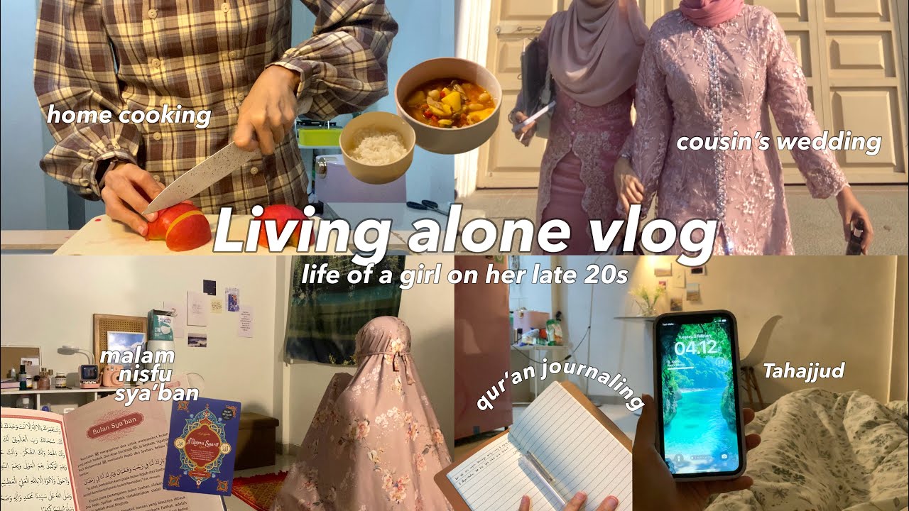 Living alone in Indonesia: 4 am morning routine, tahajjud, sahur, malam nisfu sya’ban, home cooking