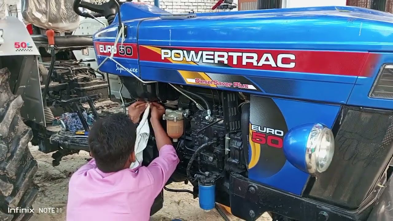 पावरट्रैक ट्रैक्टर का डीजल टंकी कैसे साफ करें।।क्या आपके ट्रैक्टर में भी तेल फंसता है!??