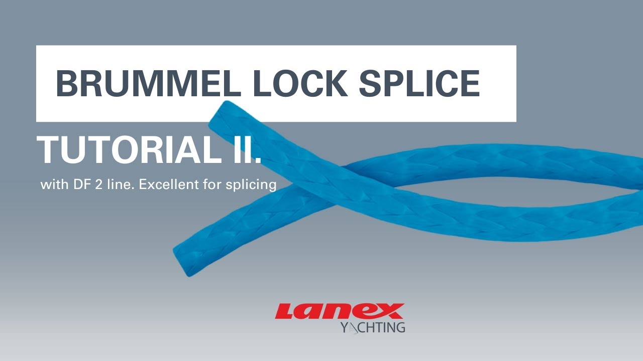 Tutorial - How to make brummel lock splice - two ends