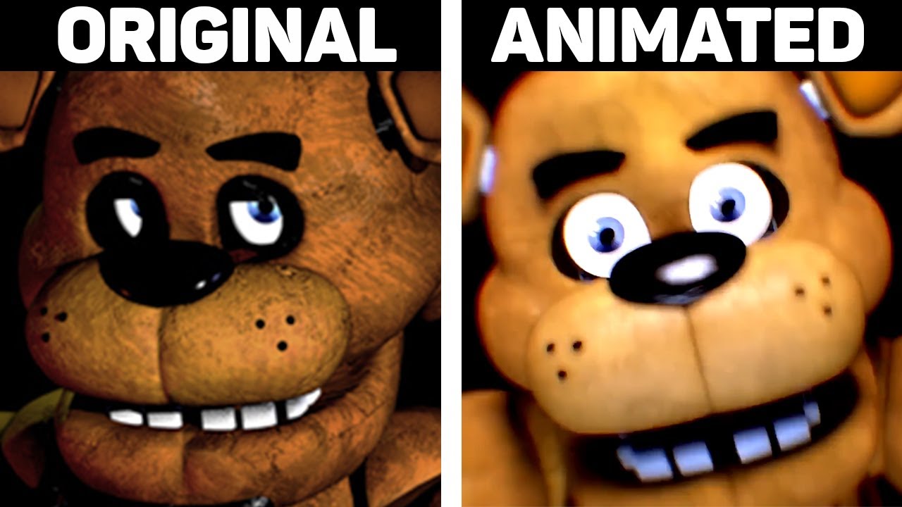 FNaF Jumpscares Original vs. Animated