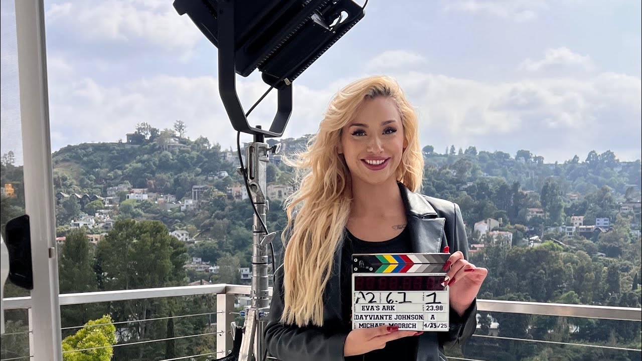 MY FIRST DAY ON SET IN LA| FILM SCHOOL !!!⭐️#vlog