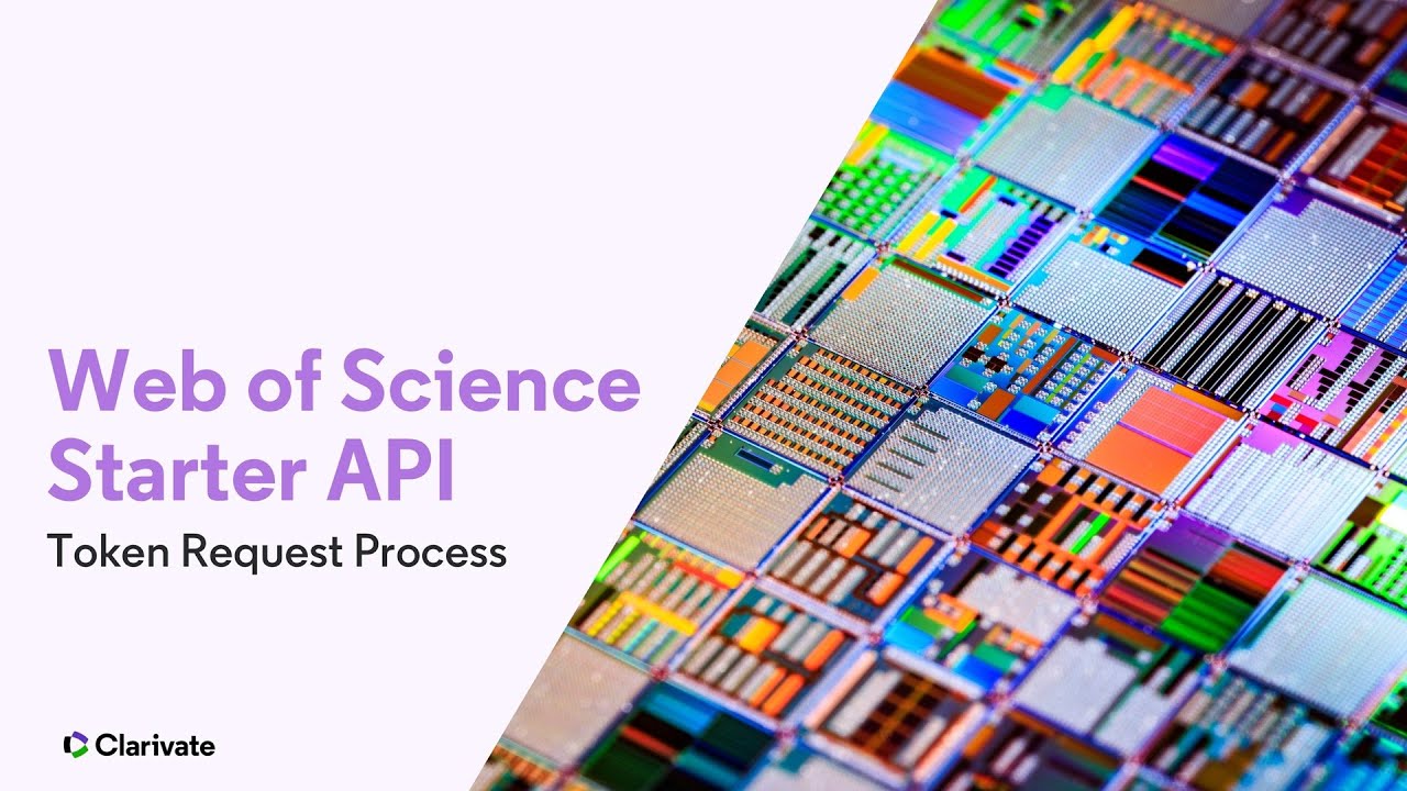 Web of Science Starter API Token Request Process