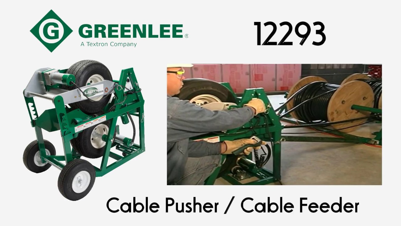 Greenlee 12293 Cable Pusher/Cable Feeder