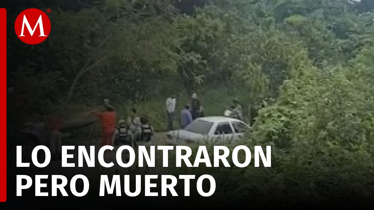 Localizan el cuerpo de un profesor desaparecido en Álamo, Veracruz