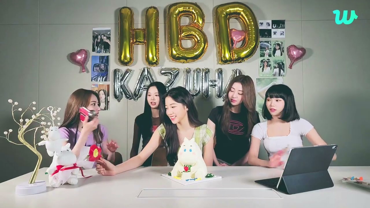 [220809] LE SSERAFIM WEVERSE LIVE | HAPPY BIRTHDAY KAZUHA 🎂주하 데이 쥬하🎂