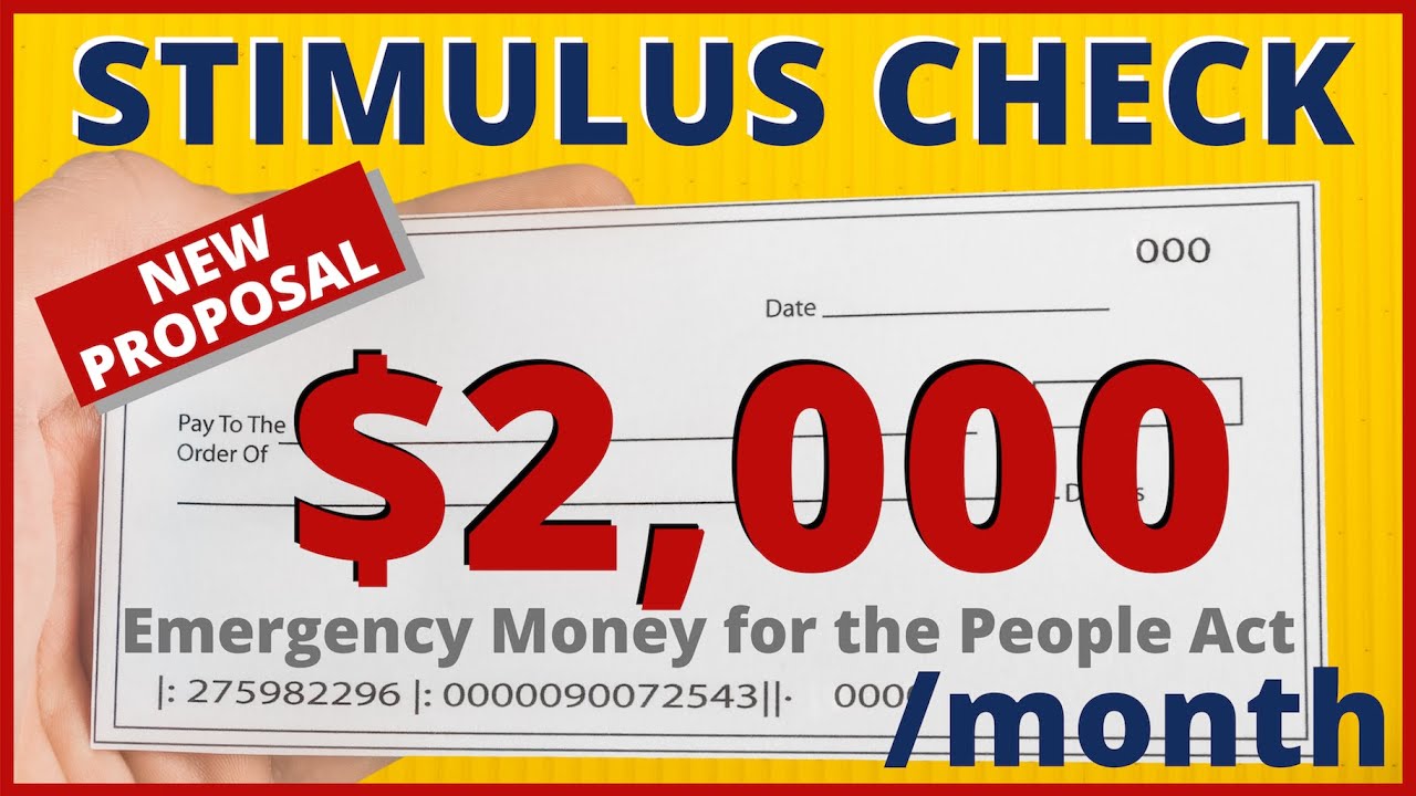 Stimulus Check: $2000 Proposal Emergency Money For The People Act (EMPA) Will There be Second Check?