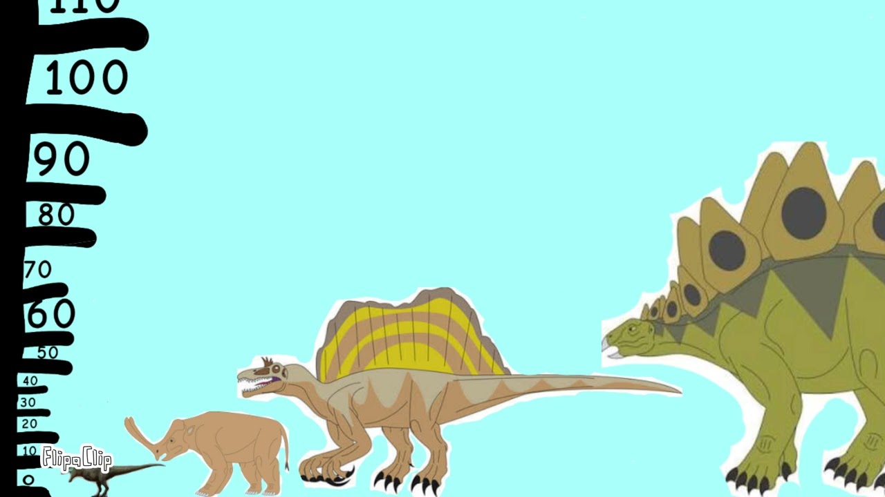 Prehistoric entermet size comperson 