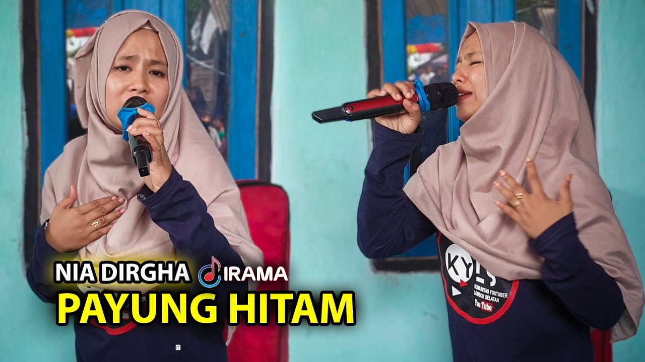 ASLI MERDU NIA DIRGHA NYANYI PAYUNG HITAM LAGU TERBARU VERSI DANGDUT JALANAN IRAMA INDONESIA