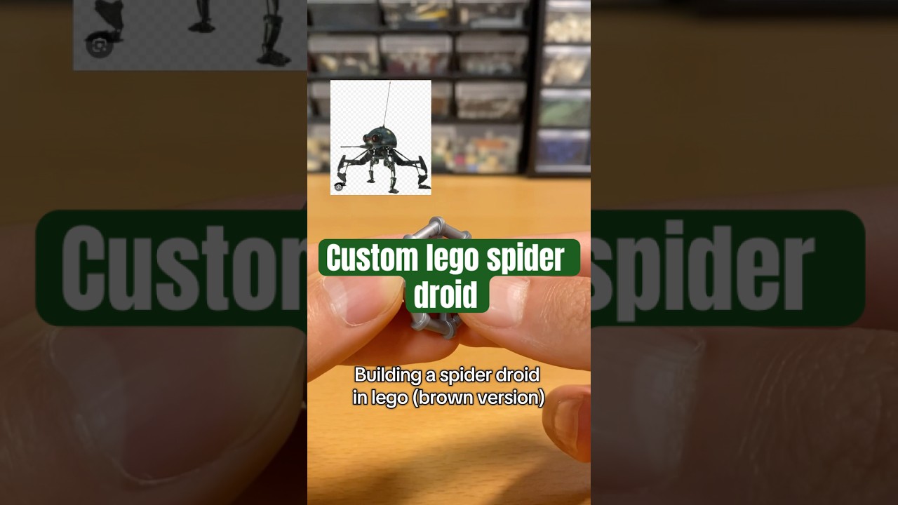 Custom lego spider droid #lego #legostarwars #starwars #legomoc