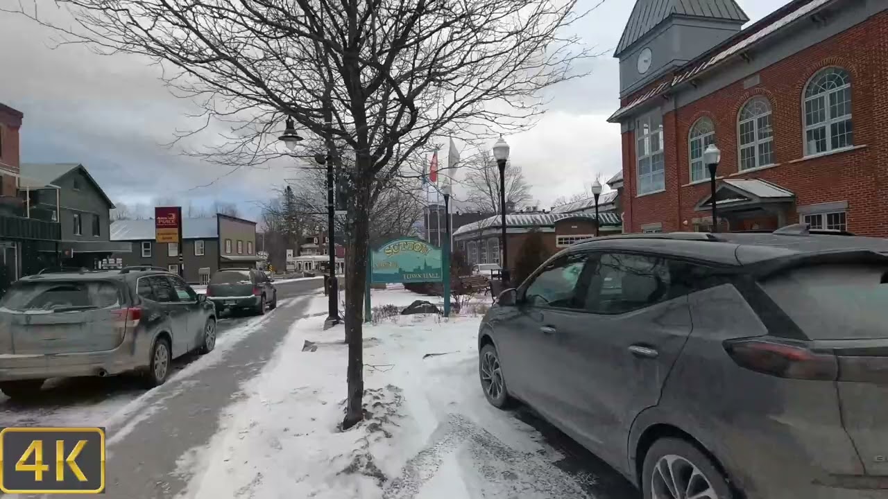 Walking in Sutton in a Snowy Day - Quebec   Canada - Part2 🇨🇦