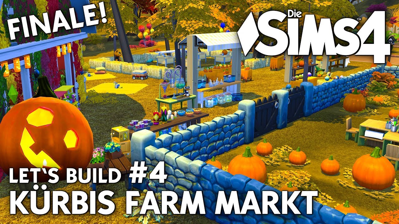 Kürbis Farm Markt bauen in Die Sims 4 | Let's Build #4 Halloween Grundstück