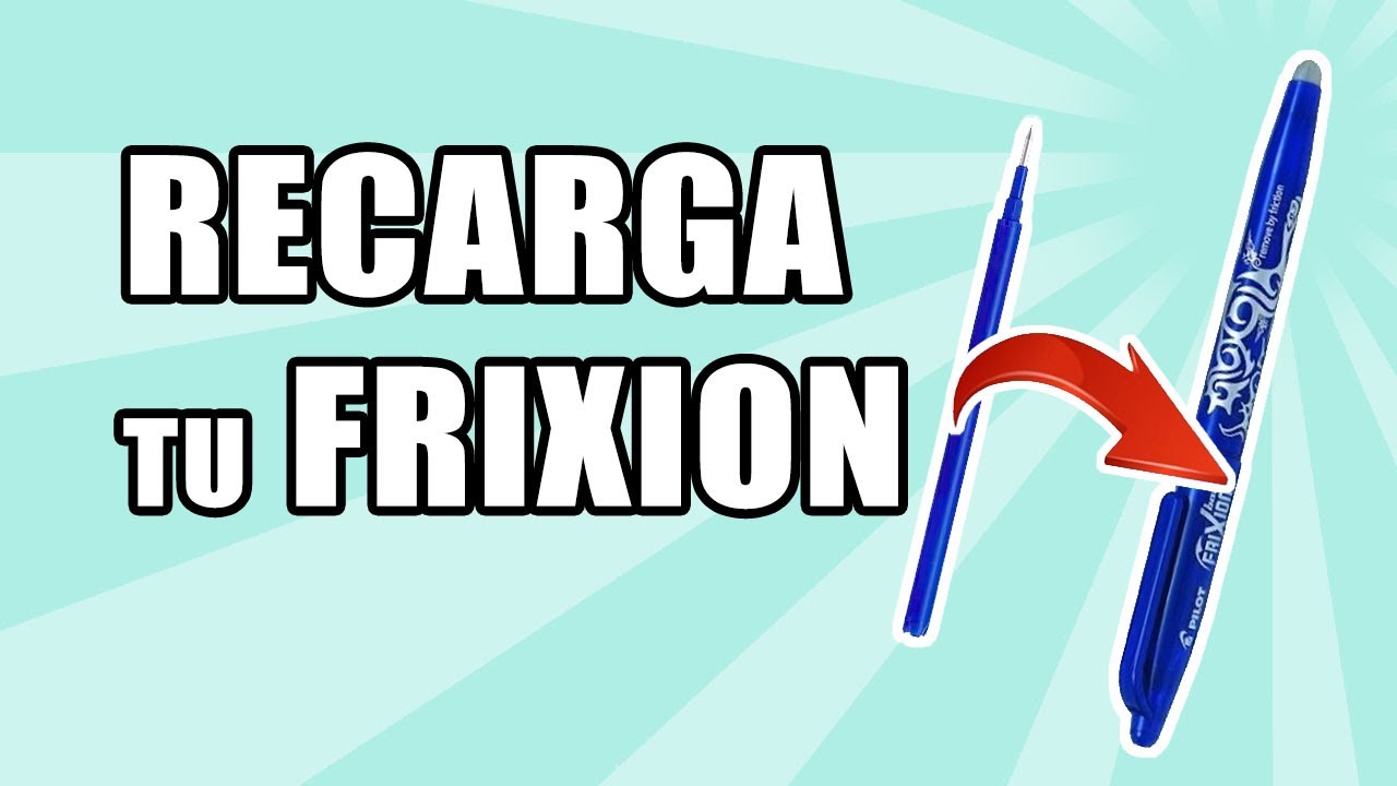 &iquest;C&Oacute;MO RECARGAR UN PILOT FRIXION BORRABLE?