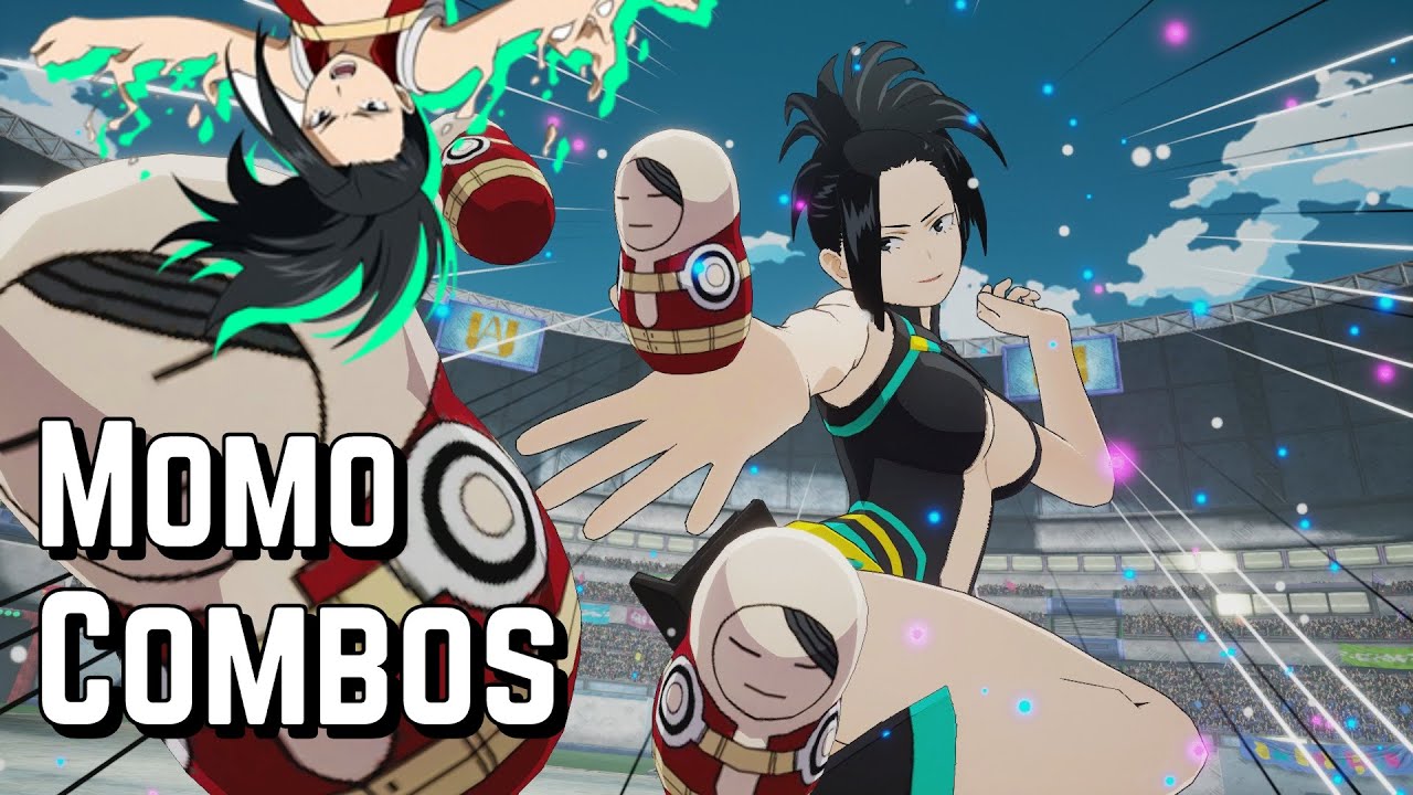Yaoyorozu Momo Combos -  My Hero One's Justice 2