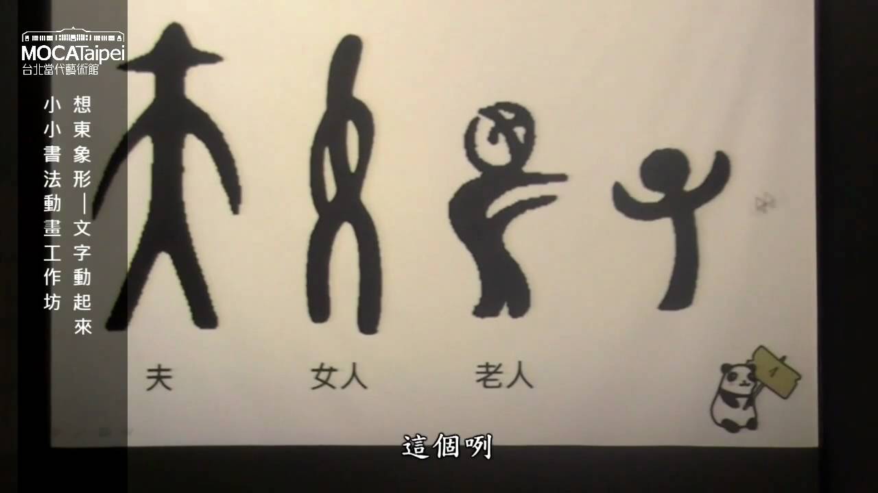 台北當代藝術館_工作坊_想東象形‧文字動起來