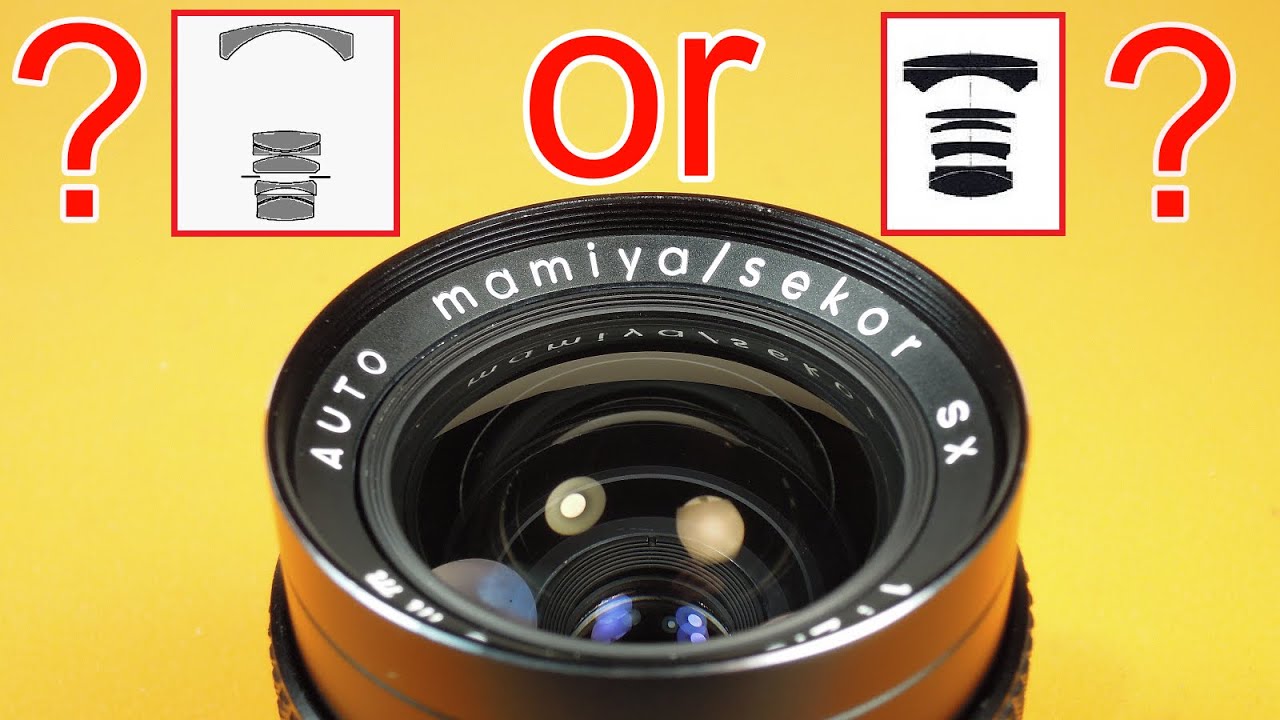 Confirming optical design of Mamiya / Sekor SX 35mm F2.8 lens and further disassembly.