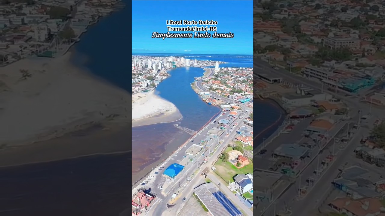 Divisa entre Tramandai e Imb&eacute;-RS no Litoral Norte Ga&uacute;cho #litoralrs #tramanda&iacute; #imb&eacute; #arroiodosal