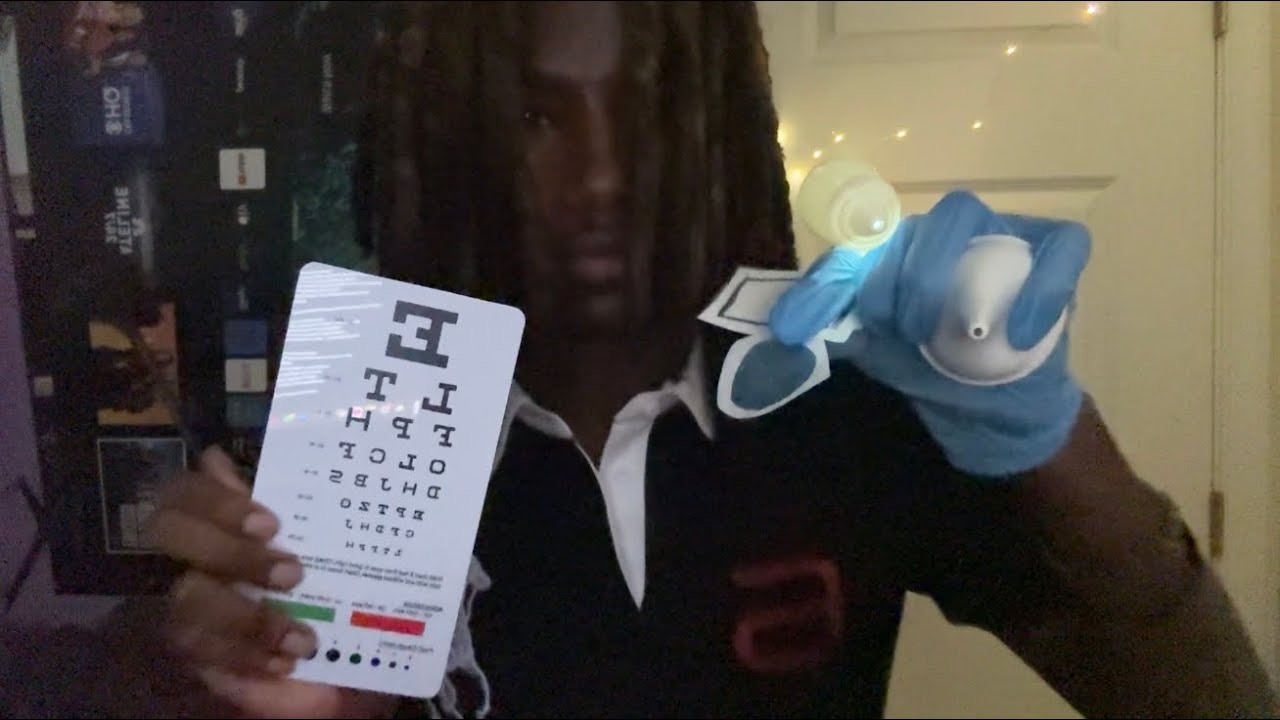 asmr even more detailed & fast cranial nerve exam