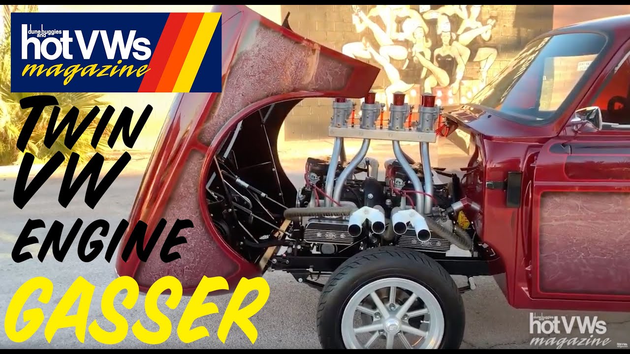 Squareback Gasser hot VWs magazine April 2019 issue cover car
