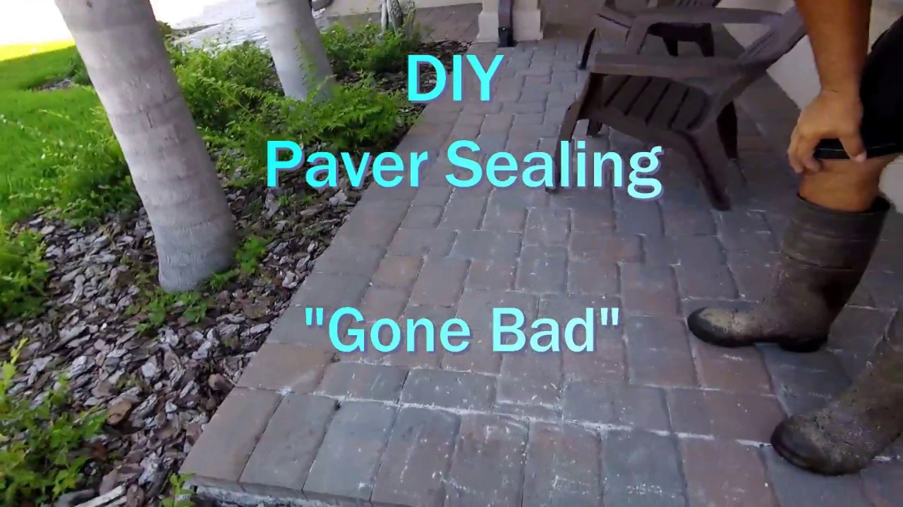 How to Apply Paver Sealer -- How NOT to Apply  Sealer- DIY TIPS - TOP 3 PAVER SEALING MISTAKES