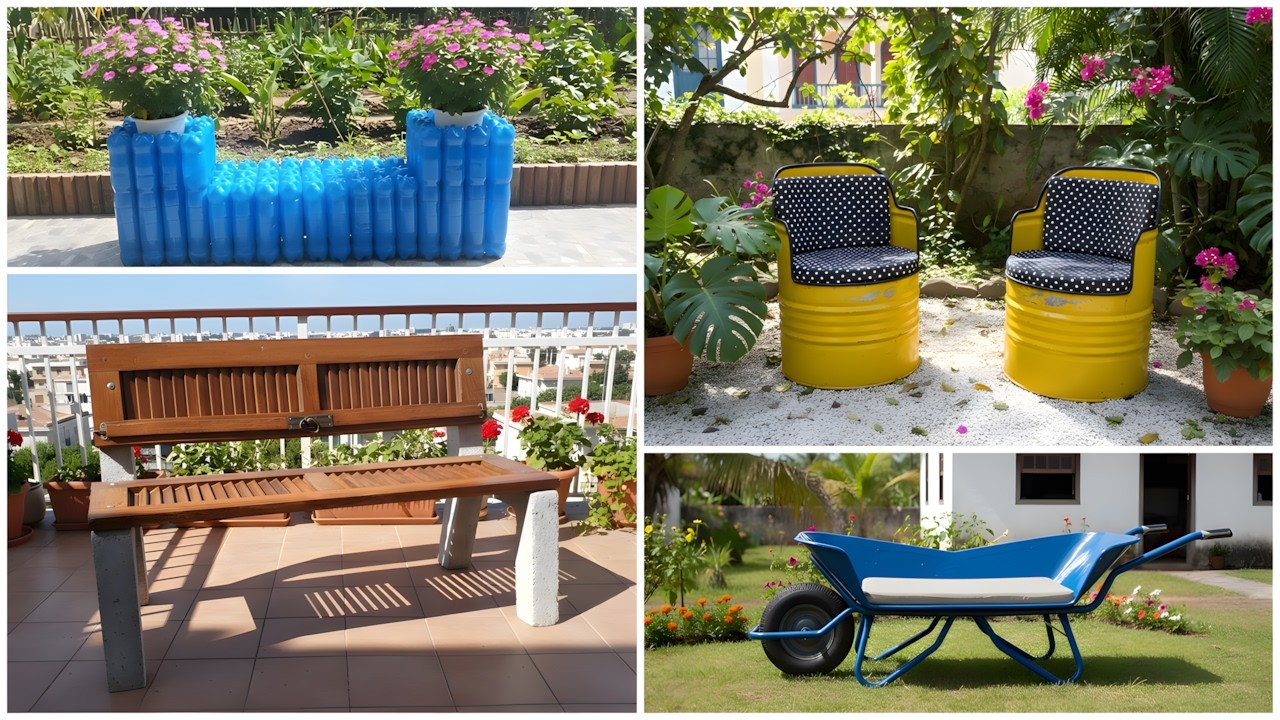 15 IDEIAS DE BANCOS DIY PARA TRANSFORMAR SEU QUINTAL