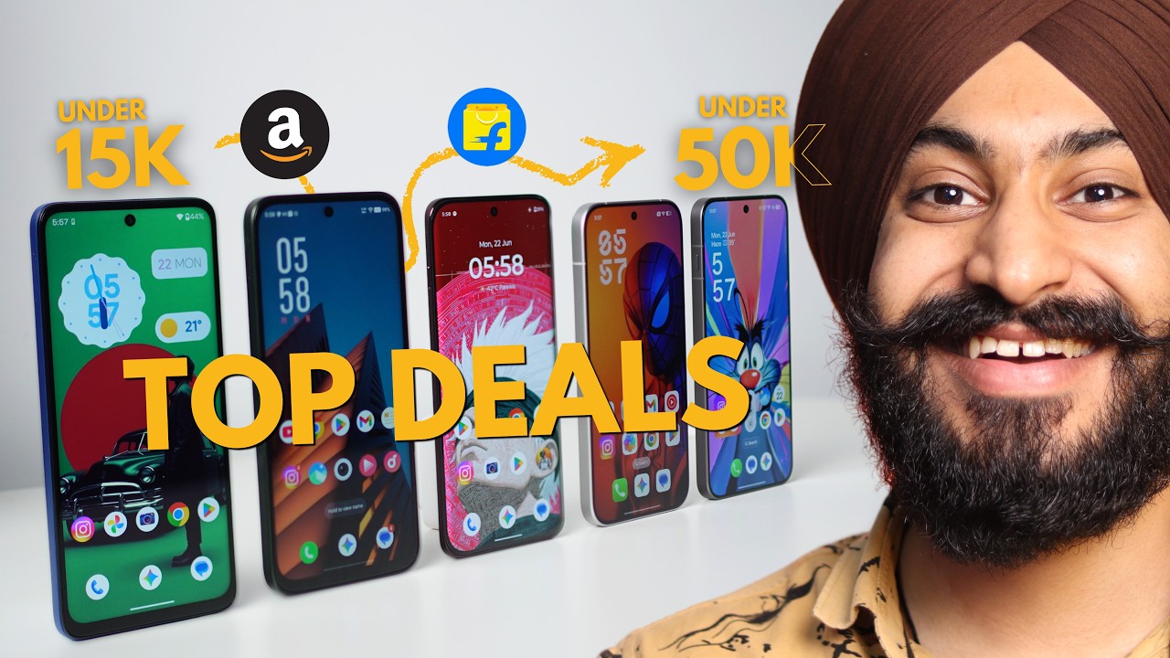 The Best Phones From ₹10000 to ₹50000 In Amazon And Flipkart!