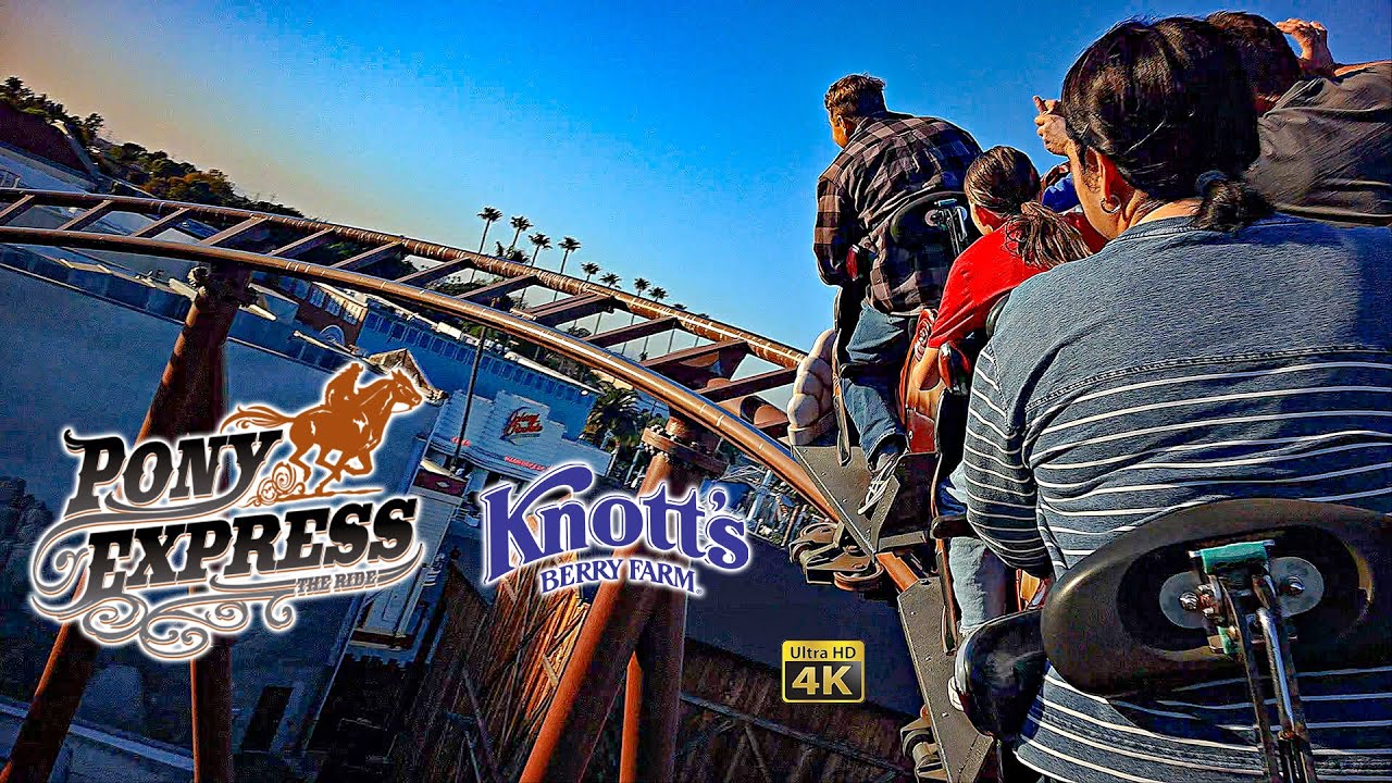 2025 Pony Express Roller Coaster On Ride 4K POV Knott's Berry Farm