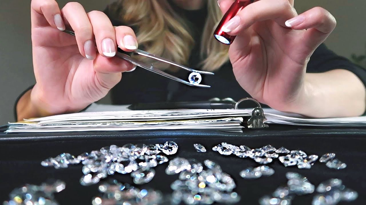 Diamonds & Dollars 💎💸 ASMR • Unintelligible Whispers • Writing • Flipping Pages • Money
