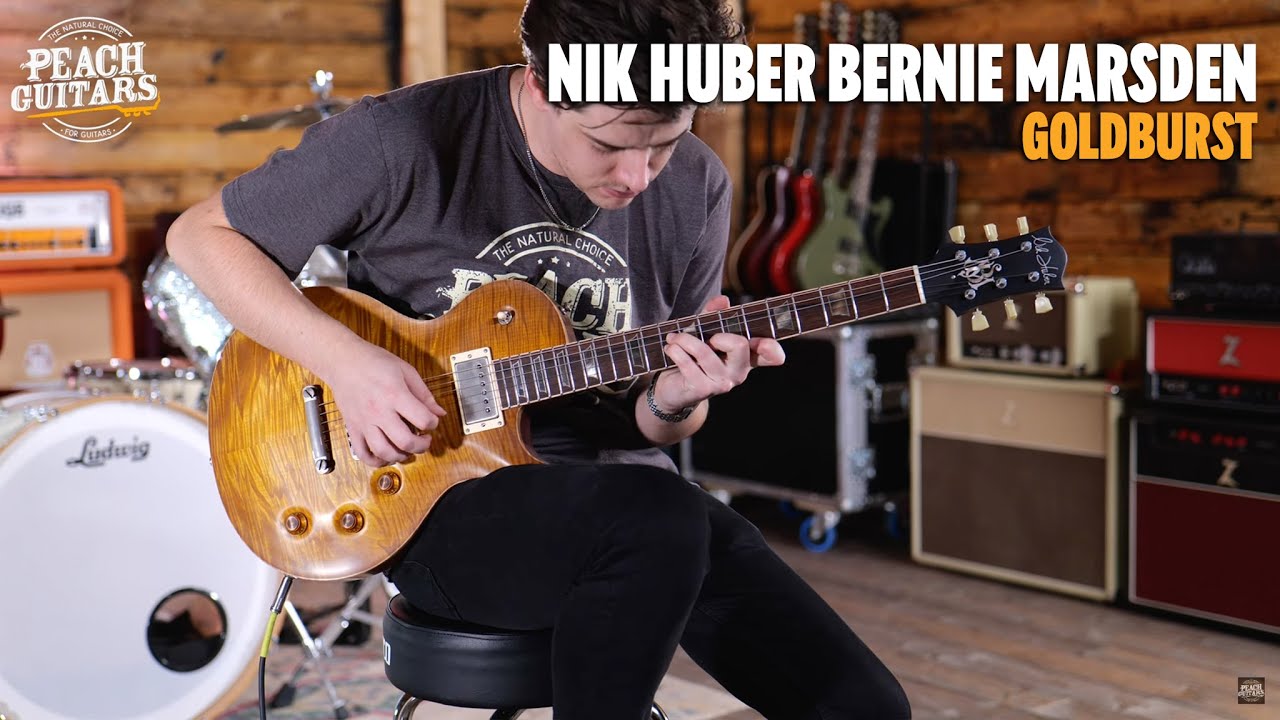 No Talking...Just Tones | Nik Huber Bernie Marsden Goldburst