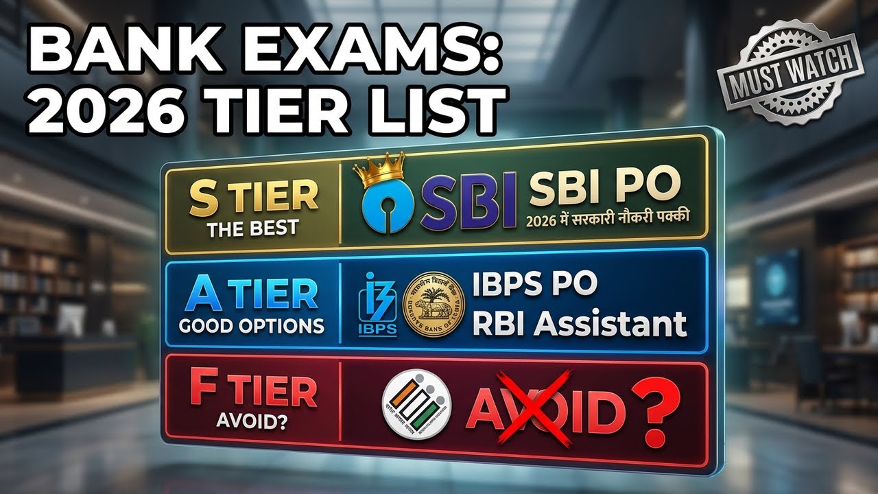 🔥Top 5 BANK Exams After Graduation | Govt Jobs | WOW