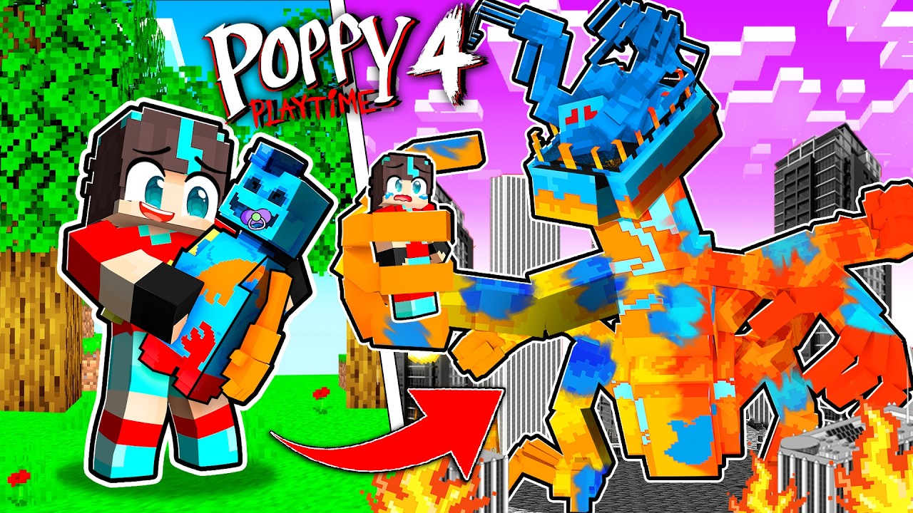 ¡EVOLUCIONES de POPPY-PLAYTIME 4 en Minecraft!🤯🎩