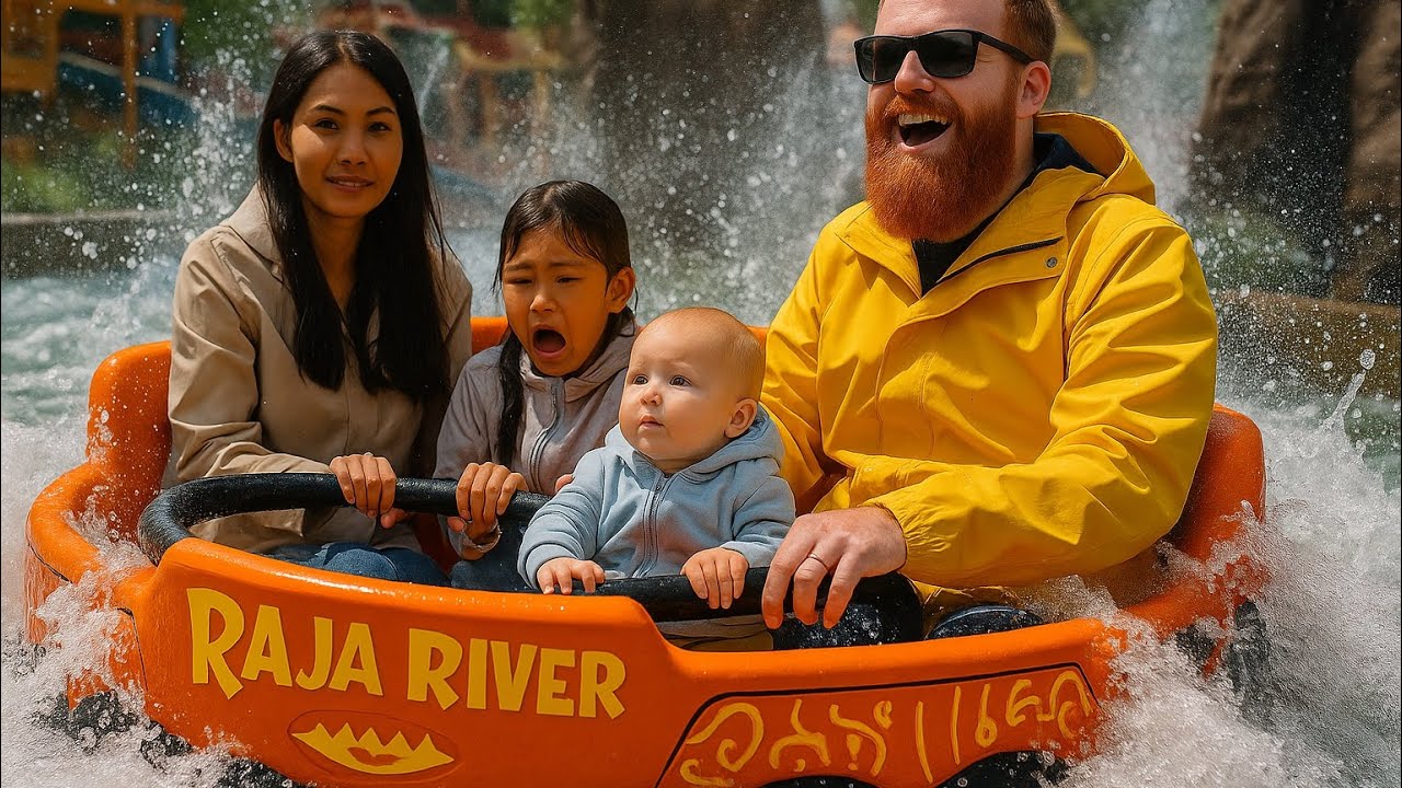 LEUKSTE Attractie voor de Familie van België ! Radja River in Walibi