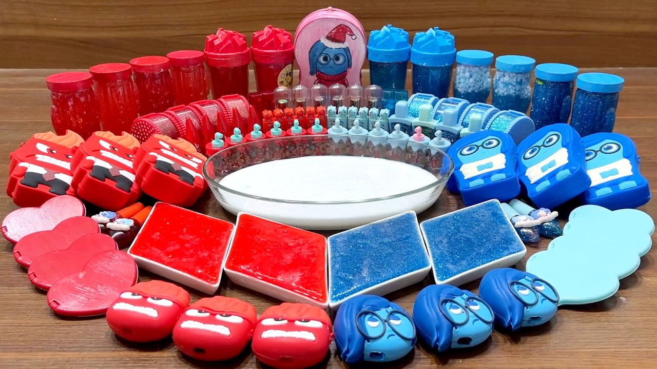 Slime Mixing Random Things Into Glossy Slime – Makeup, Clay, Beads #227