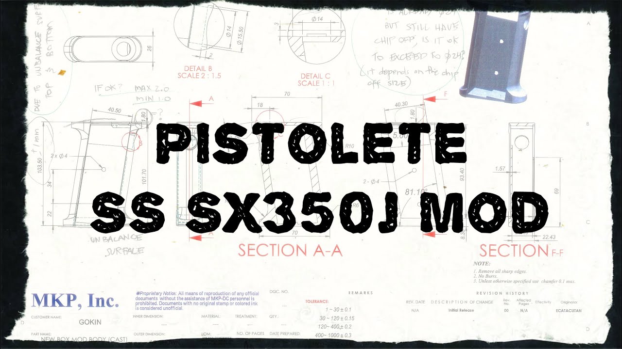 Pistolete SS SX350J Mod