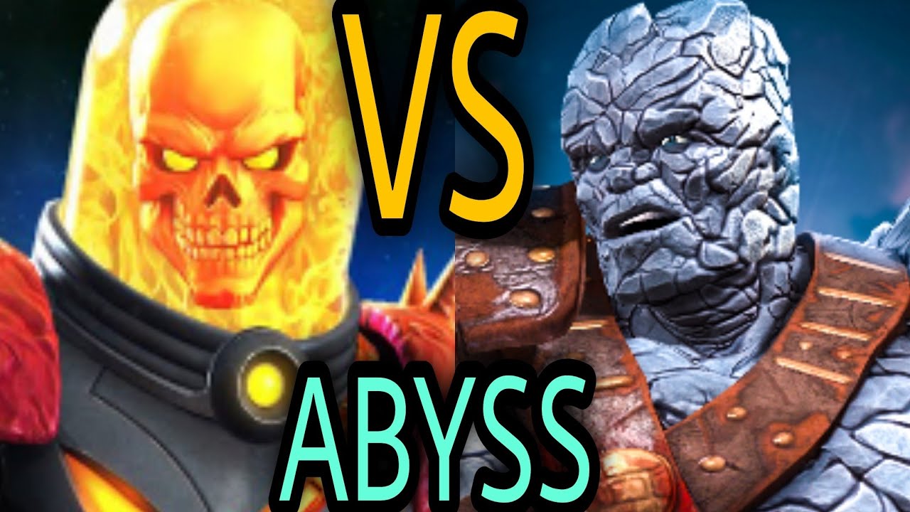 Космический гонщик против Корга Бездна | Cosmic rider VS Korg ABYSS || Marvel: Contest of Champions