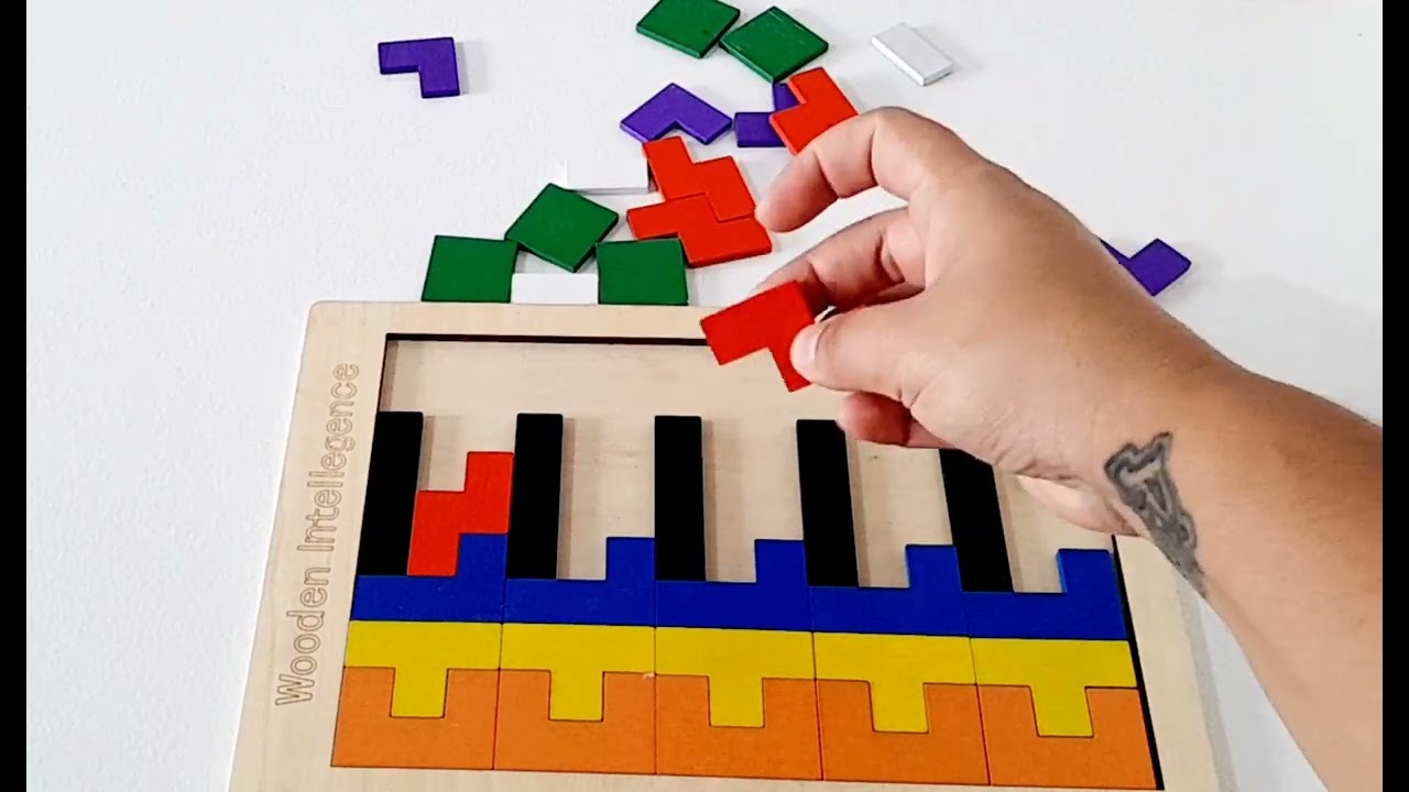 wooden tetris for Kids 2.
