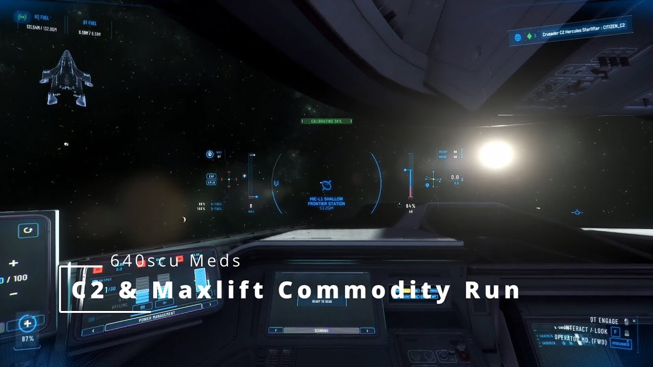 Star Citizen 4.0.1 - C2 & Maxlift Commodity Run