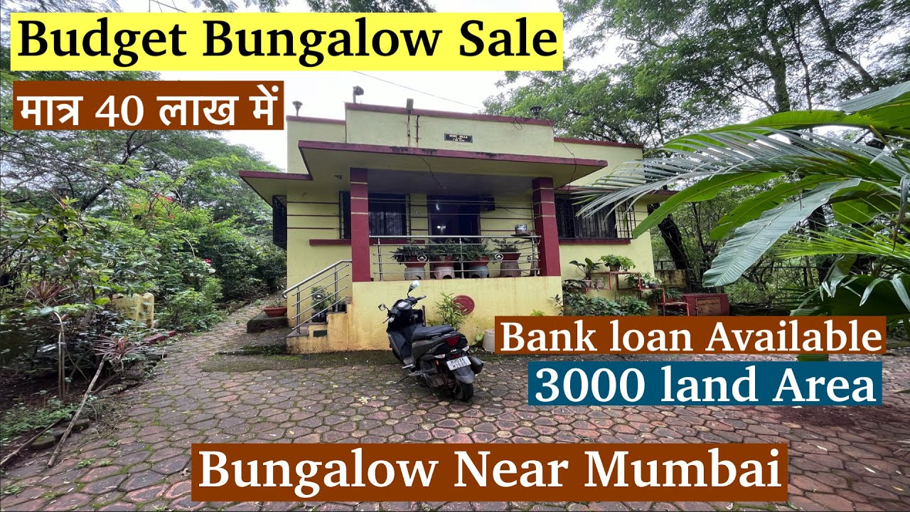 Legal Bungalow Near Mumbai for ₹40 Lakh | Villa for for sale in Mumbai