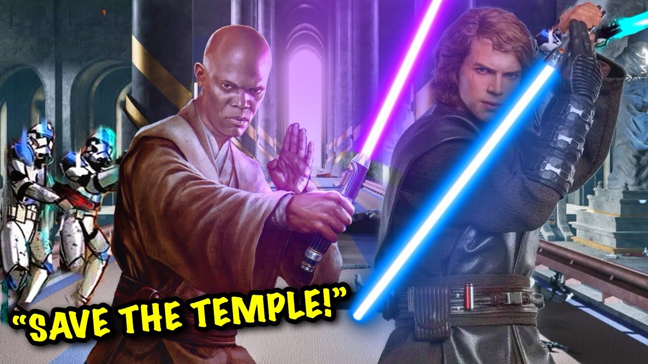 What If Mace Windu And Anakin Skywalker DEFENDED The Jedi Temple During Order 66
