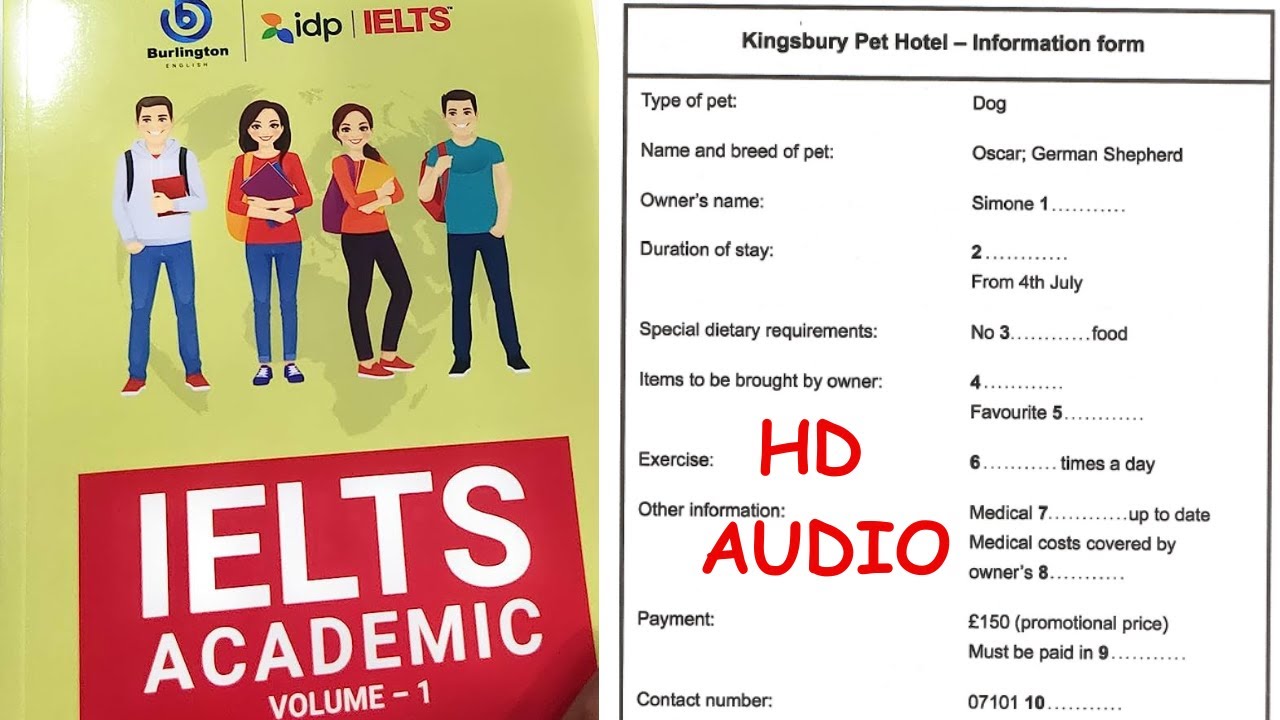 Kingsbury Pet Hotel Listening Test  | Burlington Vol.1