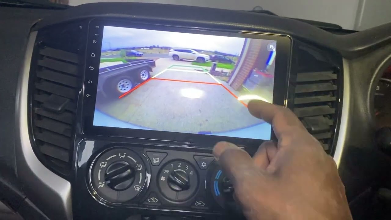 V2/2 - Android Junsun stereo head unit install Mitsubishi Trition MQ L200 mic reverse camera 360