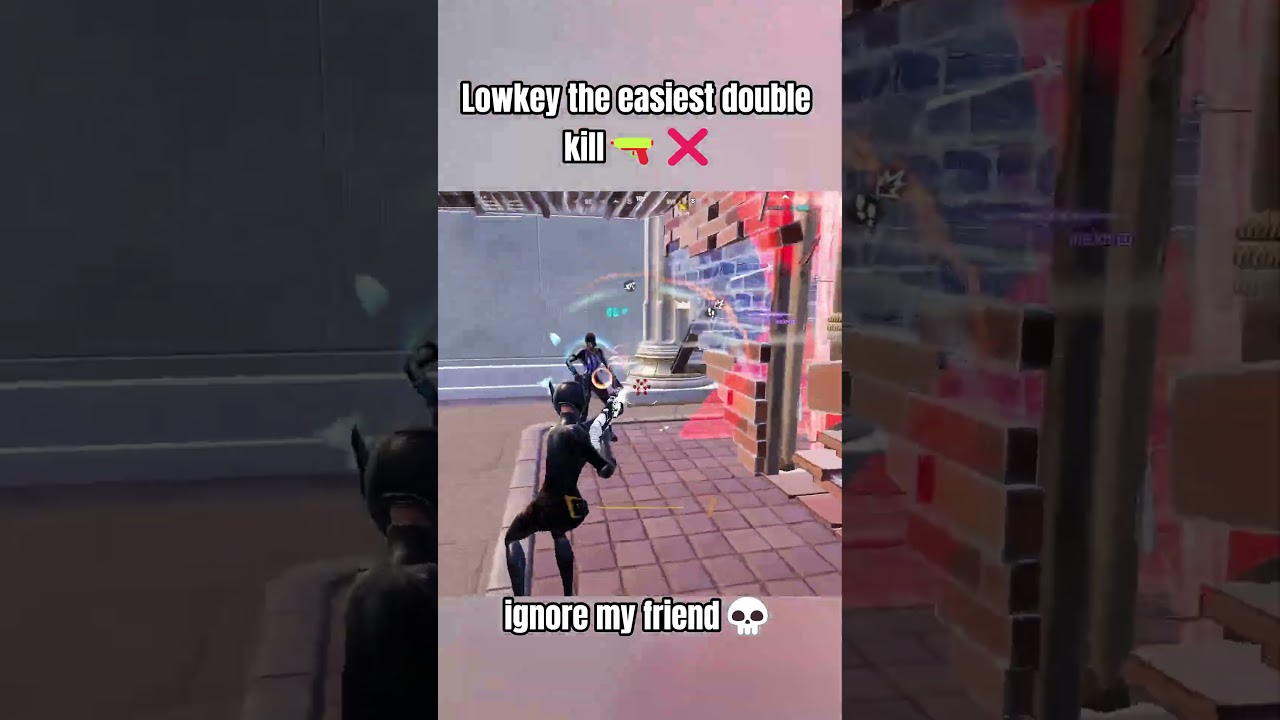 Lowkey the easiest double kill 🔫❌ #fortnite #fn #fortniteclips