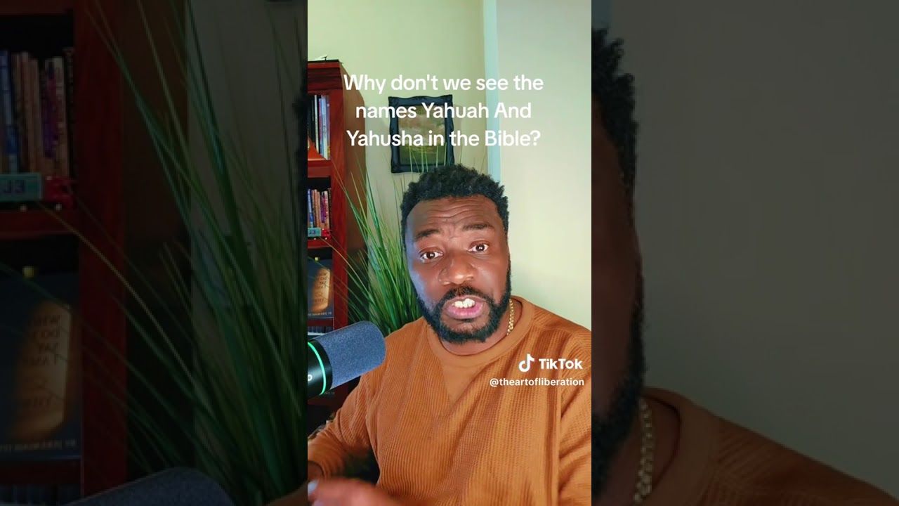 Why don't we see the names of Yahuah and Yahusha in the bible?